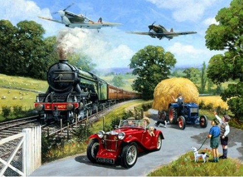 Car 4472 flying scotsman - car,